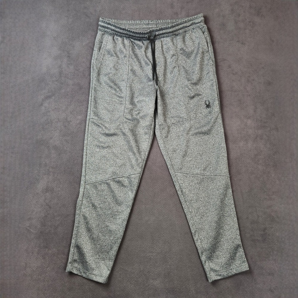 Spyder Active Joggers Mens Large Gray Heathered‎ Athletic Training Sweatpants